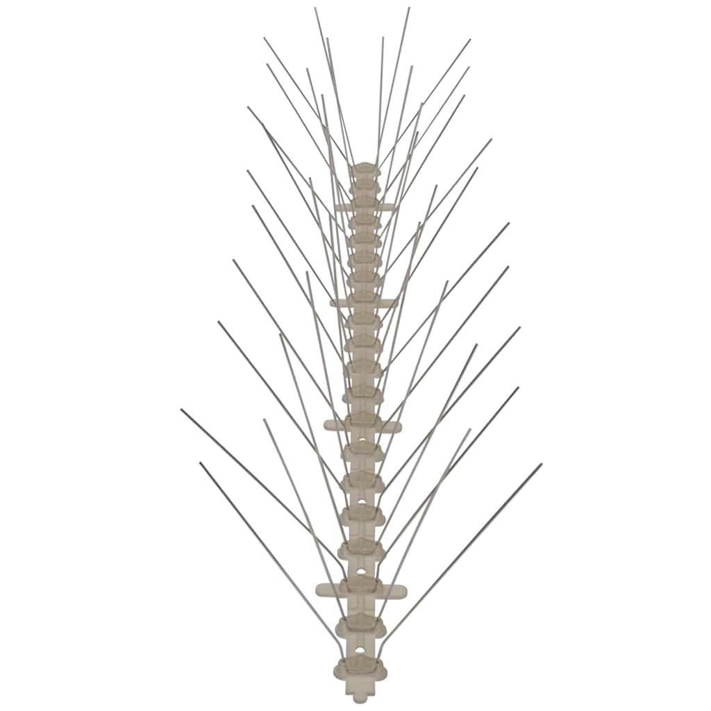 6 Piece Bird Repellent Spikes Set 3 M Plastic 4 Row