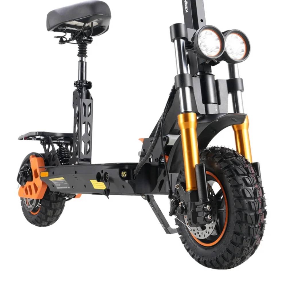 Patinete Eléctrico para Adultos TWOFISH V5 MAX Motor de 1000W F11/10R Neumáticos Todoterreno Batería de 48V 18AH Patinete Eléctrico Plegable Con Asiento