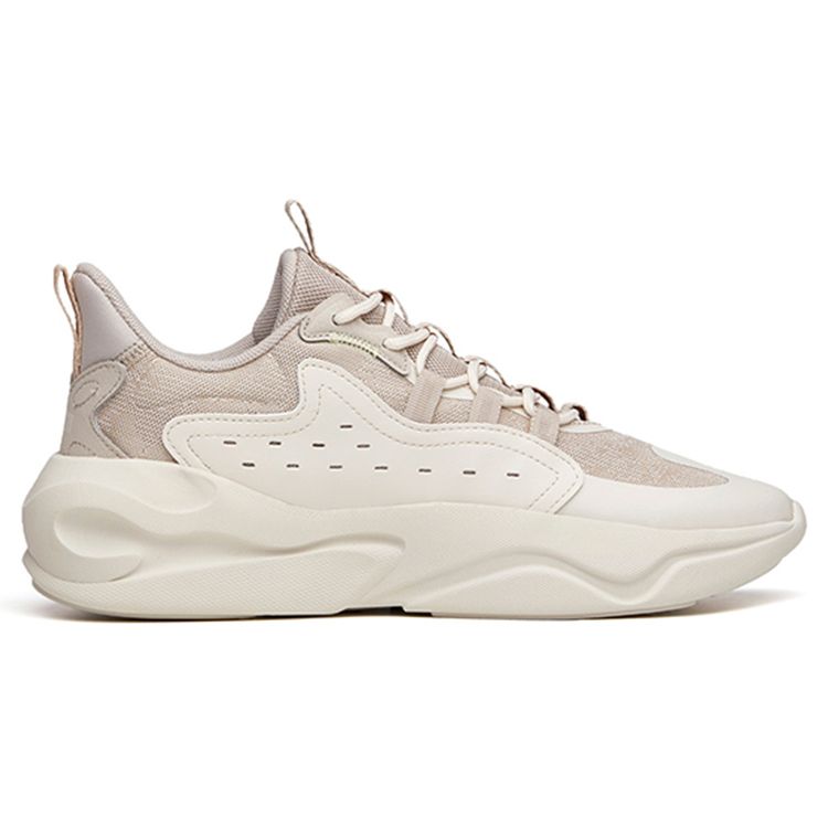 Anta Tide Worship 1.0 Comfortable Low-Top Sports Casual Shoes Men Sneakers Mud-Gray 112238842S-3