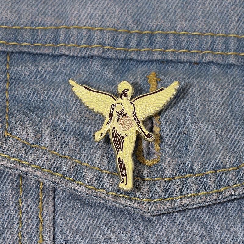 

Креативная брошь из сплава Креативные аксессуары Значок One Size золотой