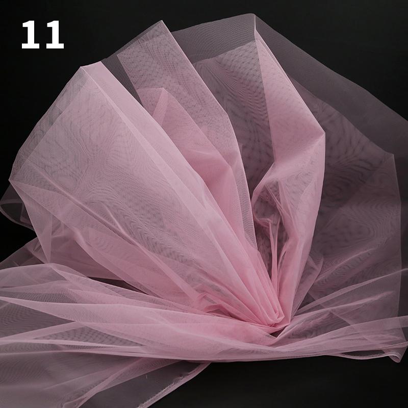 100x160cm Hard Tulle Mesh Fabric for DIY Wedding Dress Skirt Yarn Cloth Decoration Fabric by Per Meter Polyester Stiff Mesh New