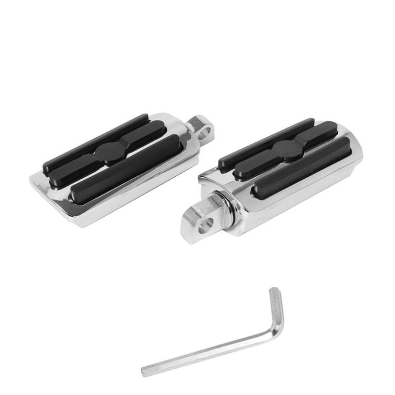 32mm Aluminum Motorcycle Foot Pegs 32mm Motorcycle Rear Footrests Motorbike Modification Part Simple Installation
