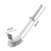 Plastic Material Long Handle Toilet Brush Sewerage Brush Sanitary Design Wall Mounted Brush Wall Hanging Long Handle