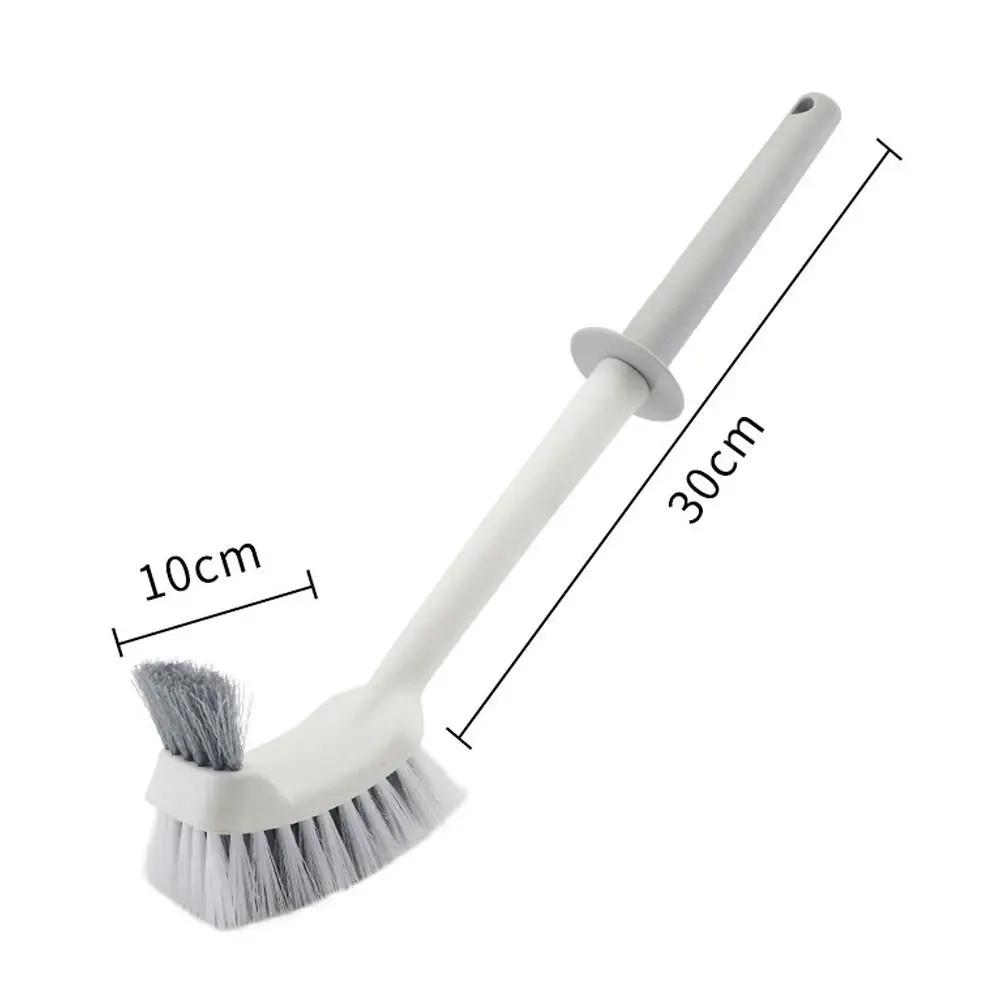 Plastic Material Long Handle Toilet Brush Sewerage Brush Sanitary Design Wall Mounted Brush Wall Hanging Long Handle