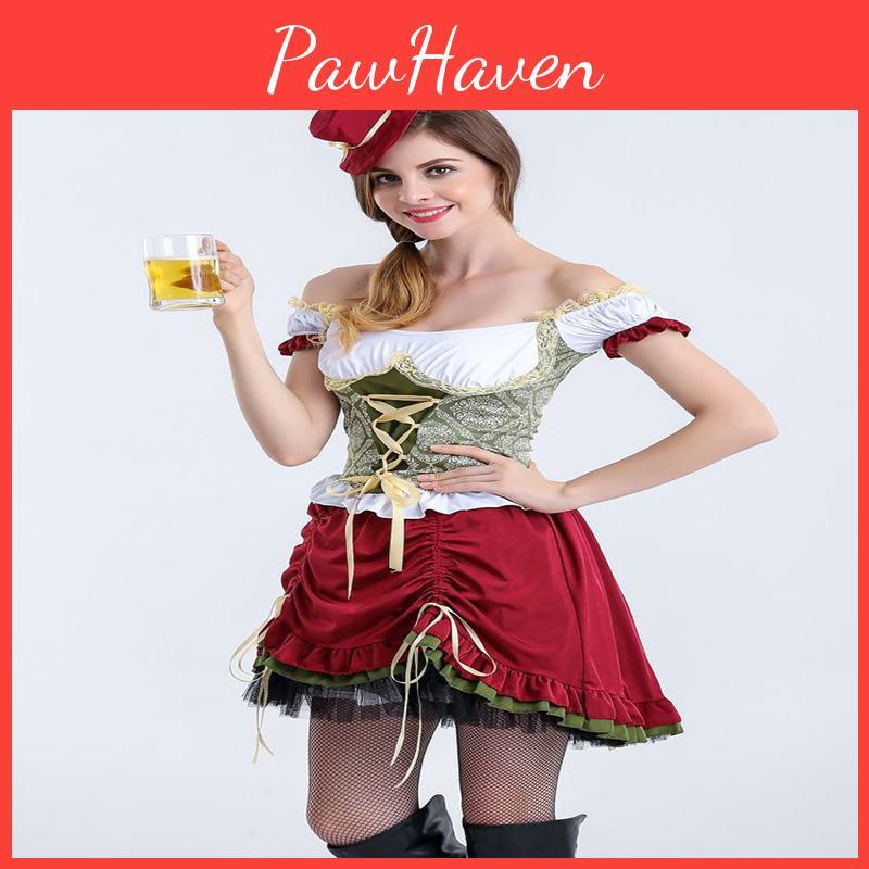 Premium Fashion Charmian Women's Beer Garden Girl Halloween Outfit With Classic Appeal