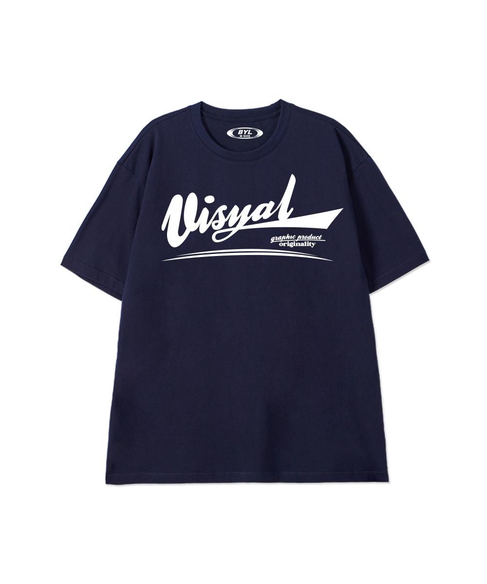 Biel Packaging Logo Short Sleeve T-Shirt Navy Xl