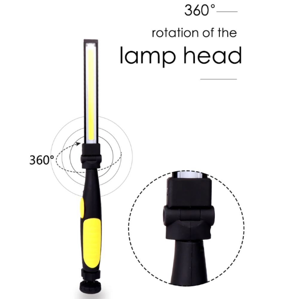 Magnetic Base Portable COB LED Work Light Portable Inspection Light  Emergency Lighting