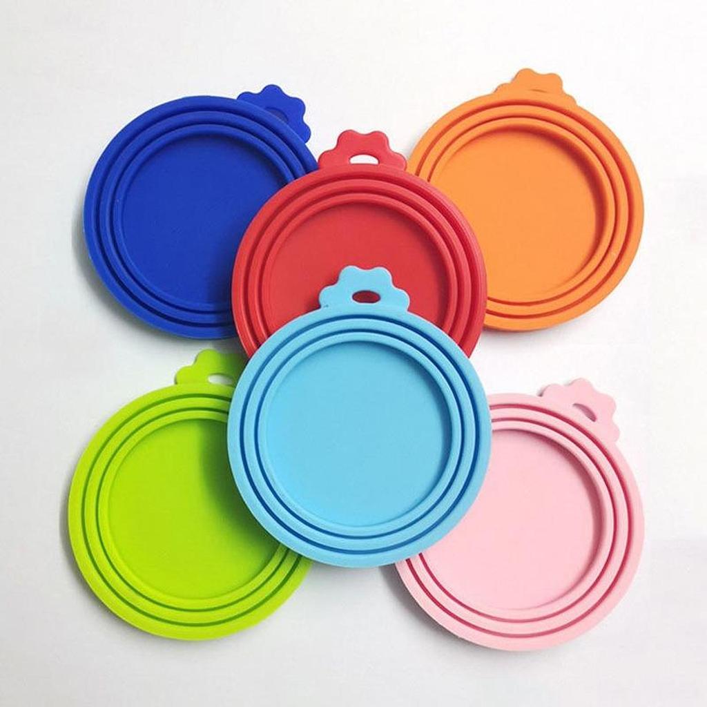 Food Can Cover Canned Lid Sealer Storage Tin Cap Fit Most Standard Size Seal Silicone