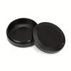 Metal Round Portable Pill Box, Waterproof Travel Pill Organizer, Pocket Purse Medicine Vitamin Holder EDC Container