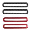 2 Pcs For Mustang Modification Door Air Conditio Outlet Cover Wrap Smooth Edge Dirty-proof Steering Wheel Trim