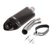 Exhaust System Carbon Fiber Slip‑On Muffler + Mid‑Pipe Fit for 125 250 390 RC390 2017+