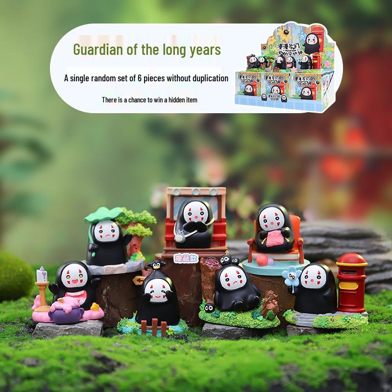 Mythische Tier-Serie: Antike neunschwänzige Fuchs Blind Box Figur zur Schlafzimmerdekoration