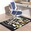 1pc Office Carpet Chair Mats Looney Tunes Characters Perfect for Office Chairs, Living Rooms, Or Bedrooms,Polyester Carpet.HDT230