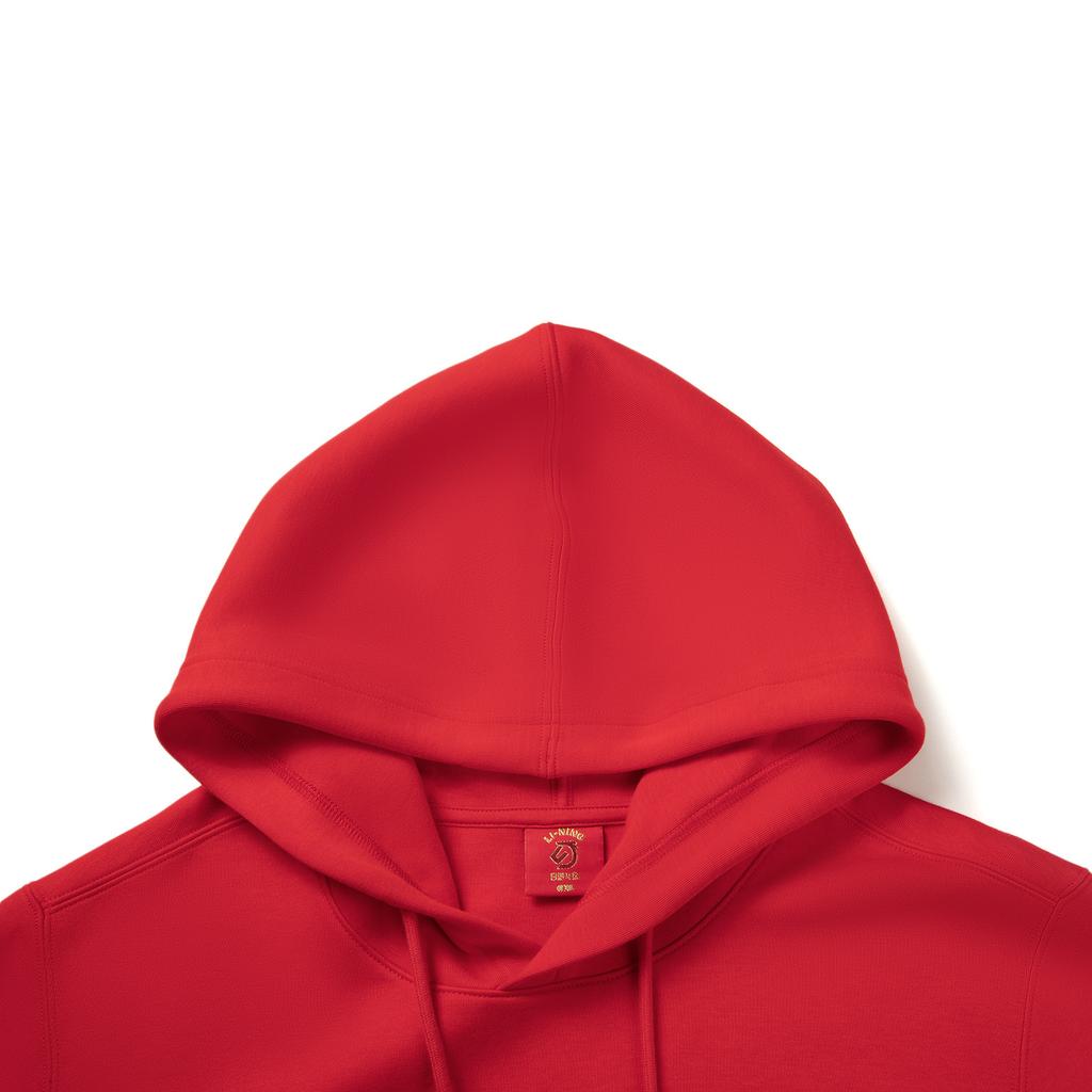 Li Ning Sports Trend Series Hooded Letter Pattern Embroidered Sweatshirt Men sweatshirt AWDW111-2