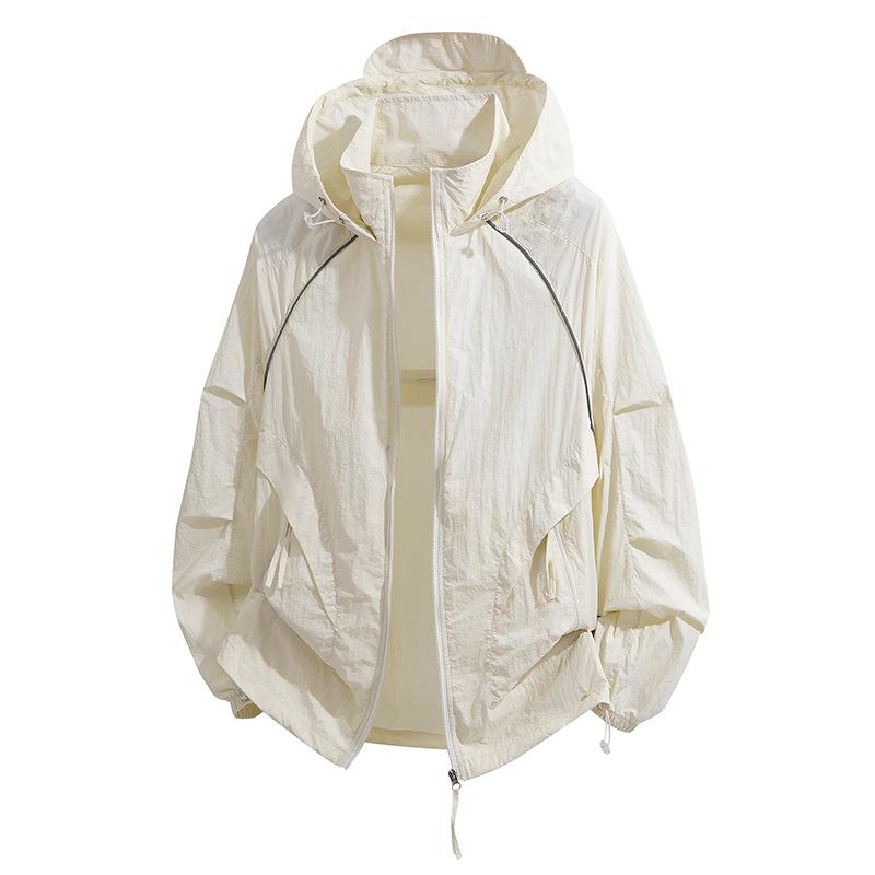 Sunscreen Clothing for Men and Women, Quick-drying and Breathable In Summer, UV-proof Couple's Ice Silk Sunscreen Clothing Jacket