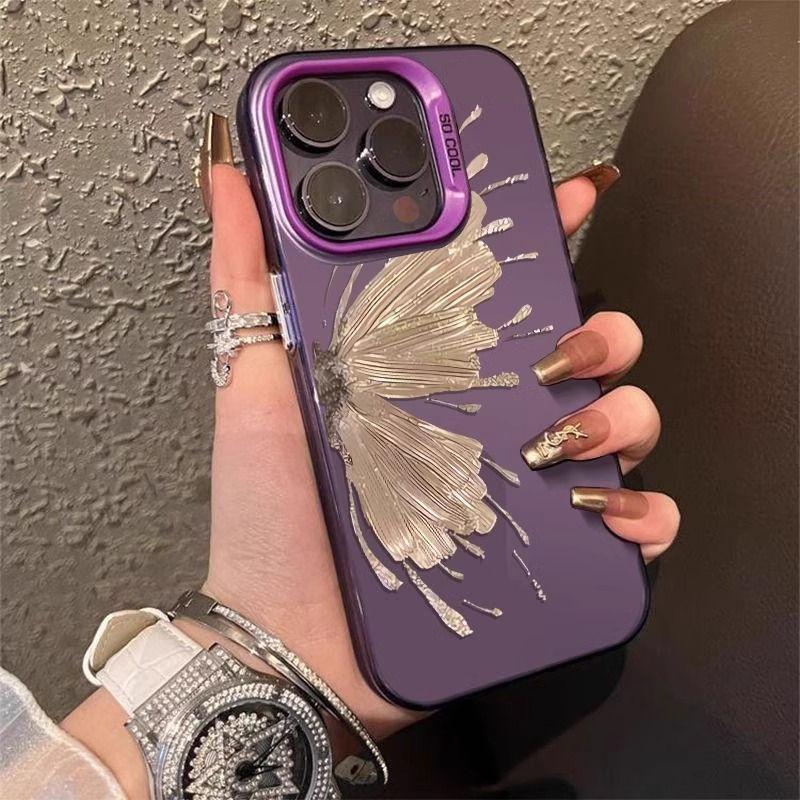 Butterfly Case For OPPO A38 A17 A15 A18 A58 A77S A77 A57 A76 A96 A94 A78 A98 5G Reno 10 5G 10 Pro 5 6 Lite 7 4G 6 Pro 5F Cover