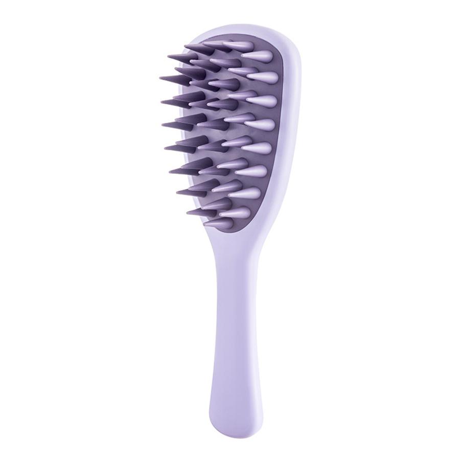 1PCS Ginkgo Biloba Shampoo Brush Massager Silicone Coarse Teeth with Handle Shampoo Comb Long Handle Shampoo Maker