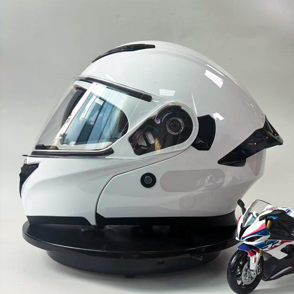 Unisex Carbon Fiber Full Face Motorcycle Helmet Four Seasons Riding Face Shield Included Men Women Cruising Helmet
