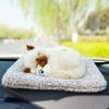 Simulation Mini Katze Niedliches Stoffkissen Plüschkatzen Mit Ton Kindergeburtstagsgeschenk Kreative Imitation Katzenornamente Heimdekorationszubehör
