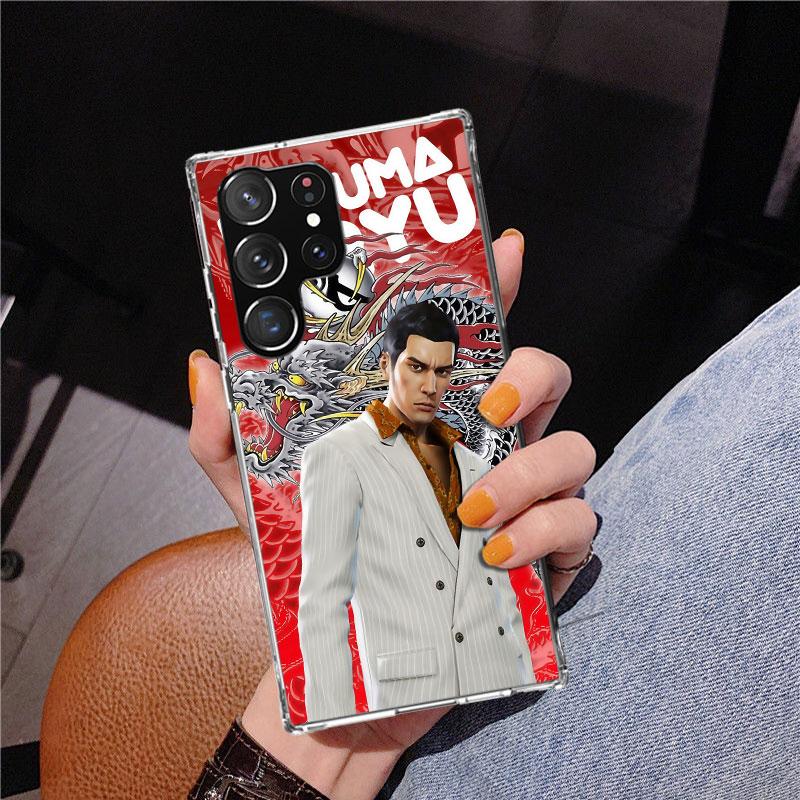 Yakuza 0 Game Phone Case For Samsung Galaxy S24 S25 Edge S26 Ultra S23 S22 S21 Plus S20 FE + Personalized Print Cover Galaxy S24
