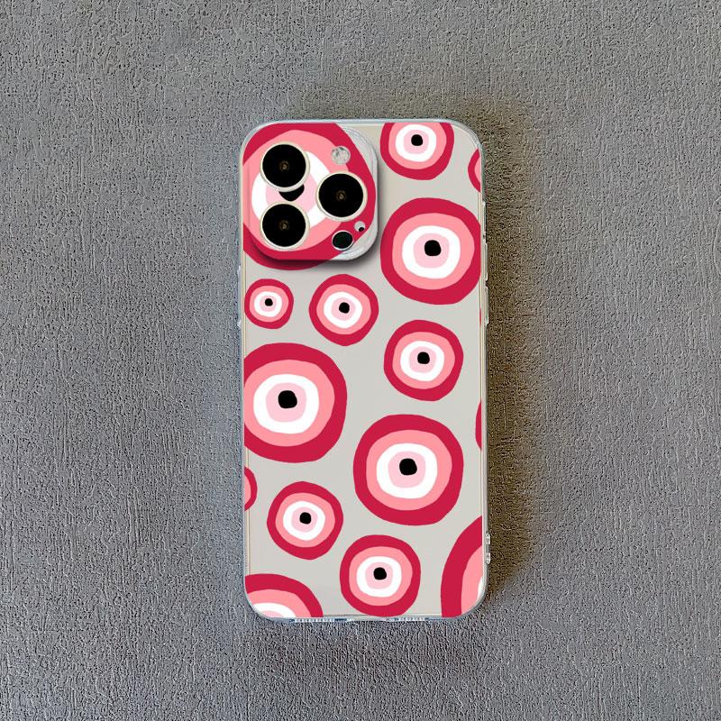 Gorgeous Eyes Blue Evil Eye Print Phone Case For IPhone 14 Plus Pro Max 12 13 11 Pro Max Mini X XR XS Transparent Back Covers
