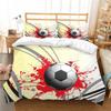 Completo Lenzuola Moda Pittura Calcio Set Letto Casa Nuovi Freschi Copripiumini Biancheria da Letto Casa Copripiumino Alta Qualità