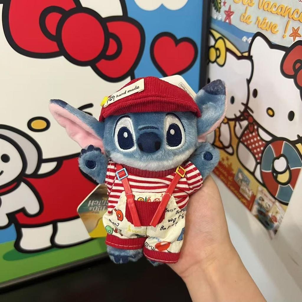 Disneys Stitch Cute Plush KeychainA Stitch Plush Bag Charm Accessory and Car Key Chain Perfect As A Holiday Gift or Toy