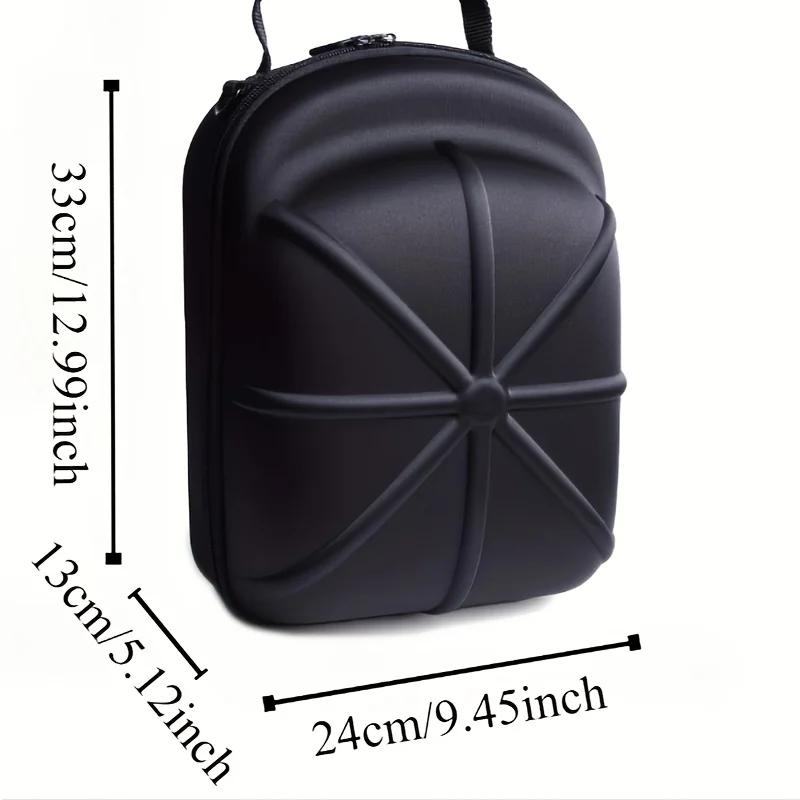1pc Baseball Hat Travel Bag Baseball Cap Travel Case Storage Carrier Box Display Bag Eva Baseball Cap Carrying Bag