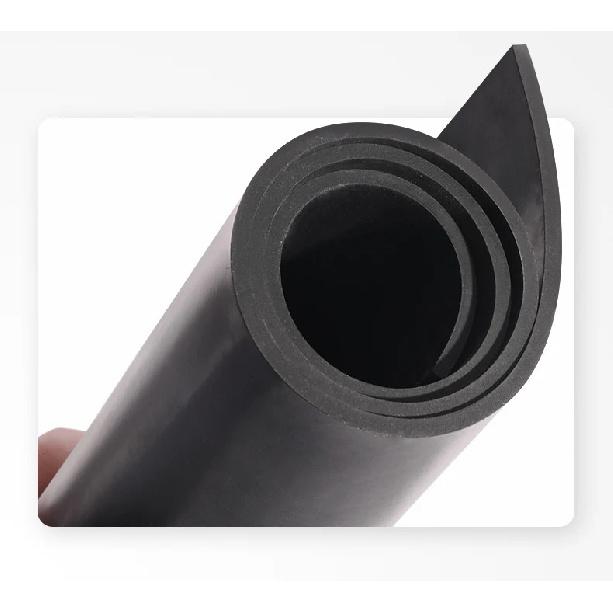 500 x 500mm Custom Made Slab NBR Nitrile Rubber Buna Plate Sheet Gasket 1mm 2mm 3mm  Acid Oil Alkali Resistant Black