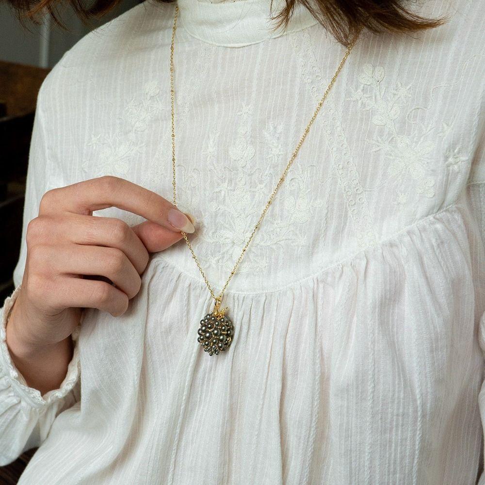 Opening and Closing Lid Locket Pendant Necklace Hidden Animal Glazed Fruit Choker  Birthday Gift