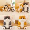 Cat Animal Fat Stuffed Plush Toy Cartoon Orange Gray Doll Children Gift Birthday
