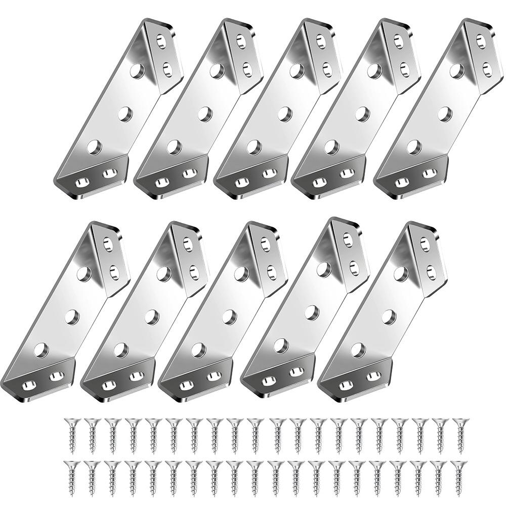 Universal Furniture Corner Connector 90° Right Angle L Brackets  Shelves Cabinets