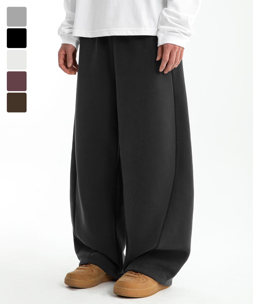 BRENSON Cozy Balloon Fit Curved Fleece-Lined Pants ( 6 Colors )