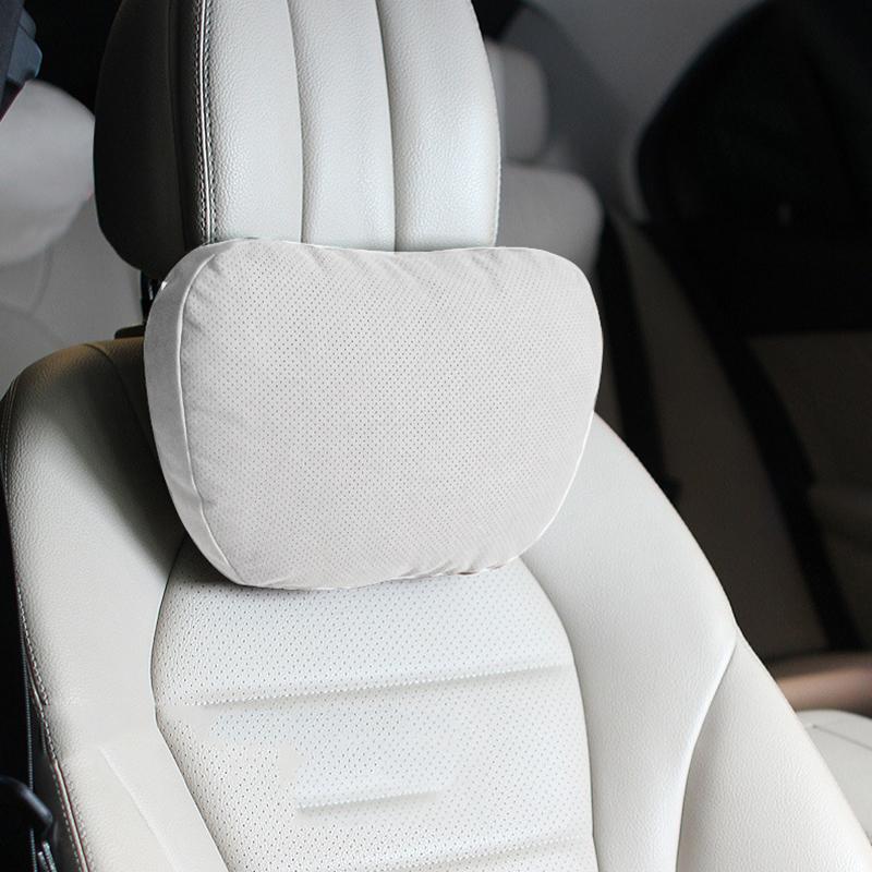 High-Grade Car Neck Pillow For Mercedes Benz Maybach - Breathable Hole Car Headrest Auto Lumbar Pillows Interior Accessories