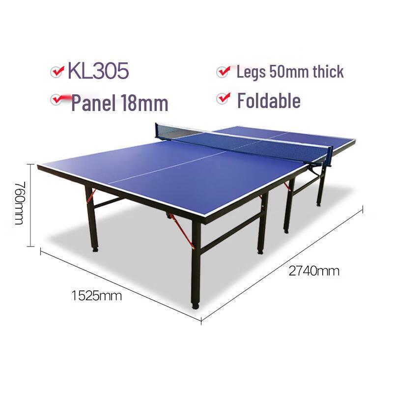 LanXie Standard Foldable Indoor Table Tennis Table
