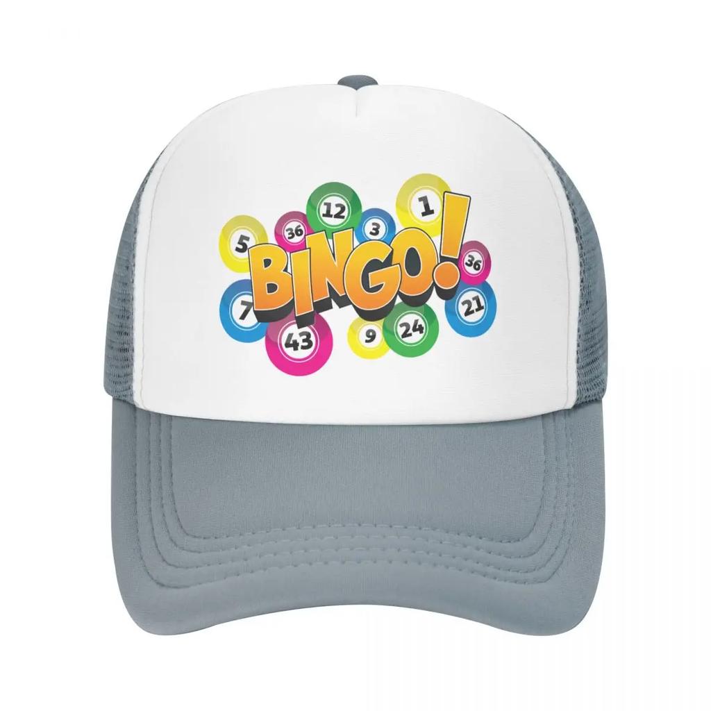 Custom Hot Game Bingo Trucker Hat for Unisex Women Adjustable Unisex Baseball Cap Outdoor Dad Hat