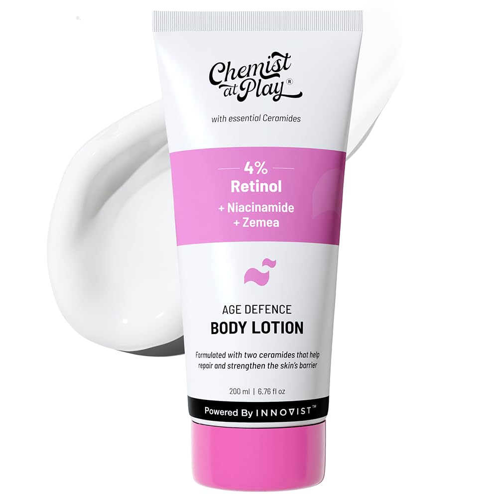 Chemist At Play Anti-Aging Körperlotion 200ml zur Hautaufhellung & gegen sichtbare Zeichen der Hautalterung