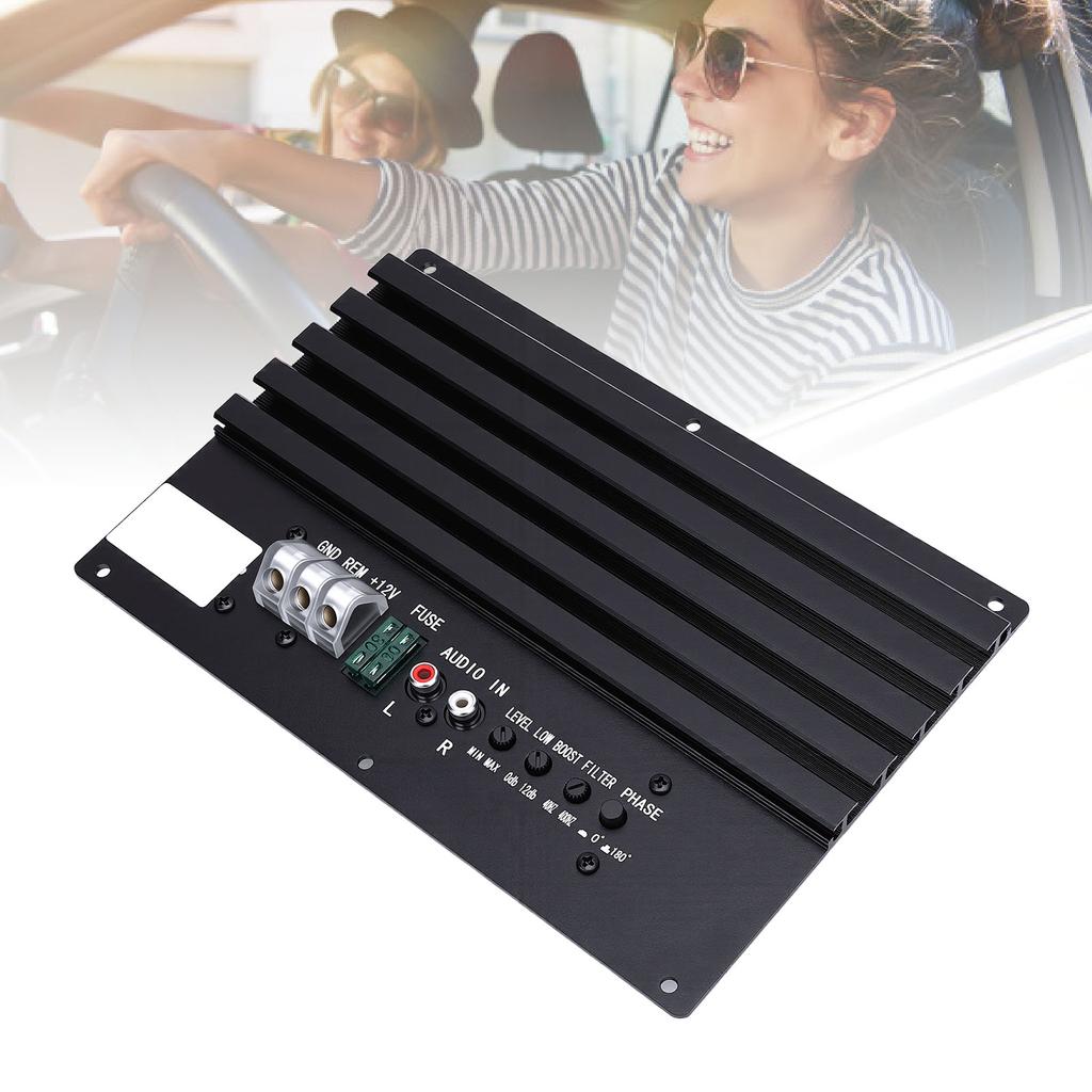 Car Exposed Amplifier Board 800W High Power Aluminum Alloy Car Amp Board for 8 to 12 Inch Woofer