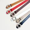 Women's Fashion Versatile Trend Decorative Suit PUThin Belt Rhinestone Leather Style Jeans Belt Simple Decorative Belt