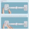 No Punching Window Lock Adjustable Window Restrictor Falling Prevention Locks Limiter  Home