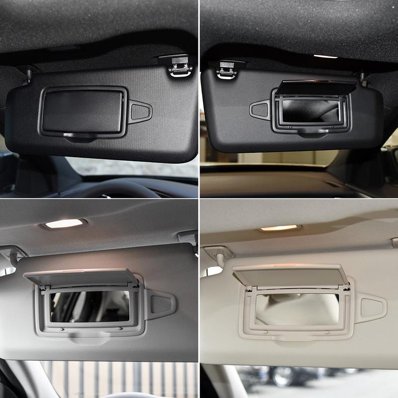 For Benz W246 W176 W156 W117 Car Interior Front Sun Shade Visor Makeup Cosmetic Mirror Cover For Mercedes A B CLA GLA Class