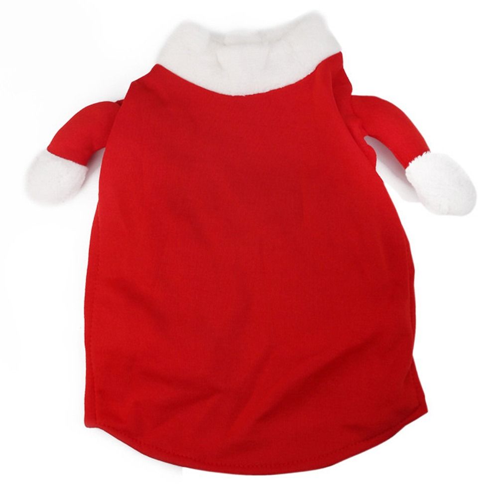 Breathable Santa Claus Dog Outfit Cute Cats Christmas Clothes Dog Winter Clothes  Spring