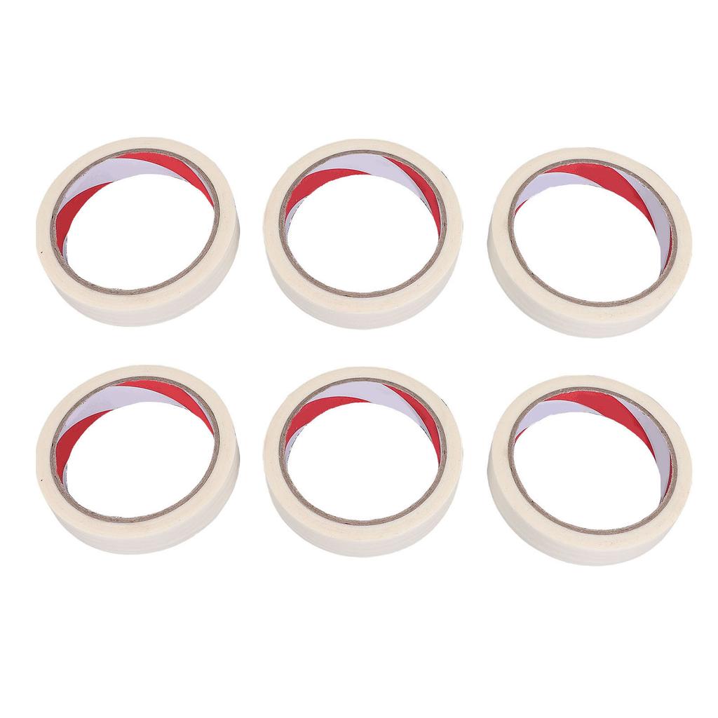 Car Paint Tape High Temperature Proof 0.79in X 65.62ft White Automotive Refinish Masking Tape for Home Office School