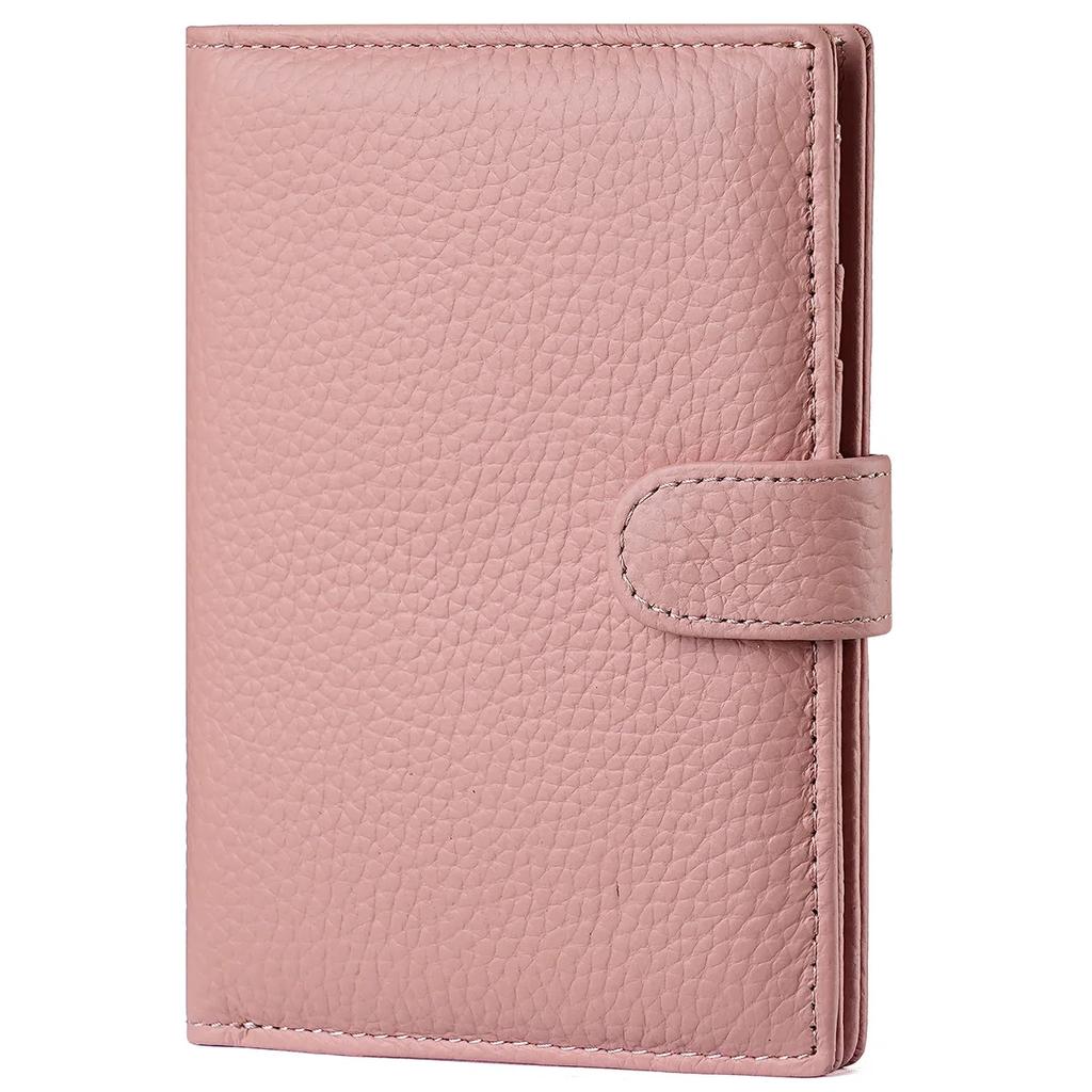 Genuine Leather Passport Holder Waterproof Rfid Blocking Travel Wallet Passport Covers Case with SIM card slot Passport Book