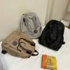 Solid Color Nyl 2026 New Product Student Backpacks Zipper Popular Casual Shoulder Bag  Soft Versatile Commuting Handbag