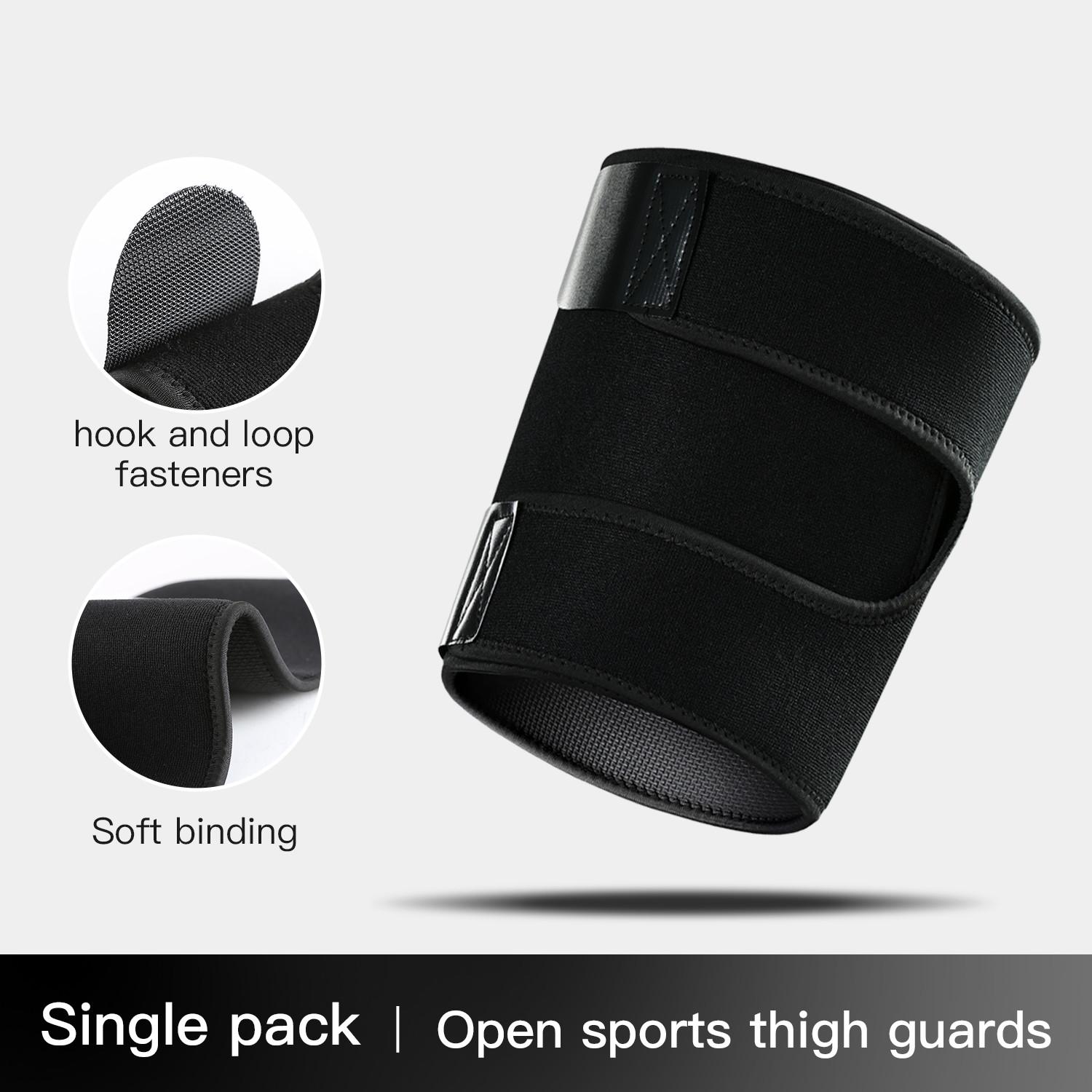 

1Pc Large Thigh Support Bracket, Adjustable Straps Thigh Cover For Groin And Limb Support, Adhesive Large Velcro Secure Stable