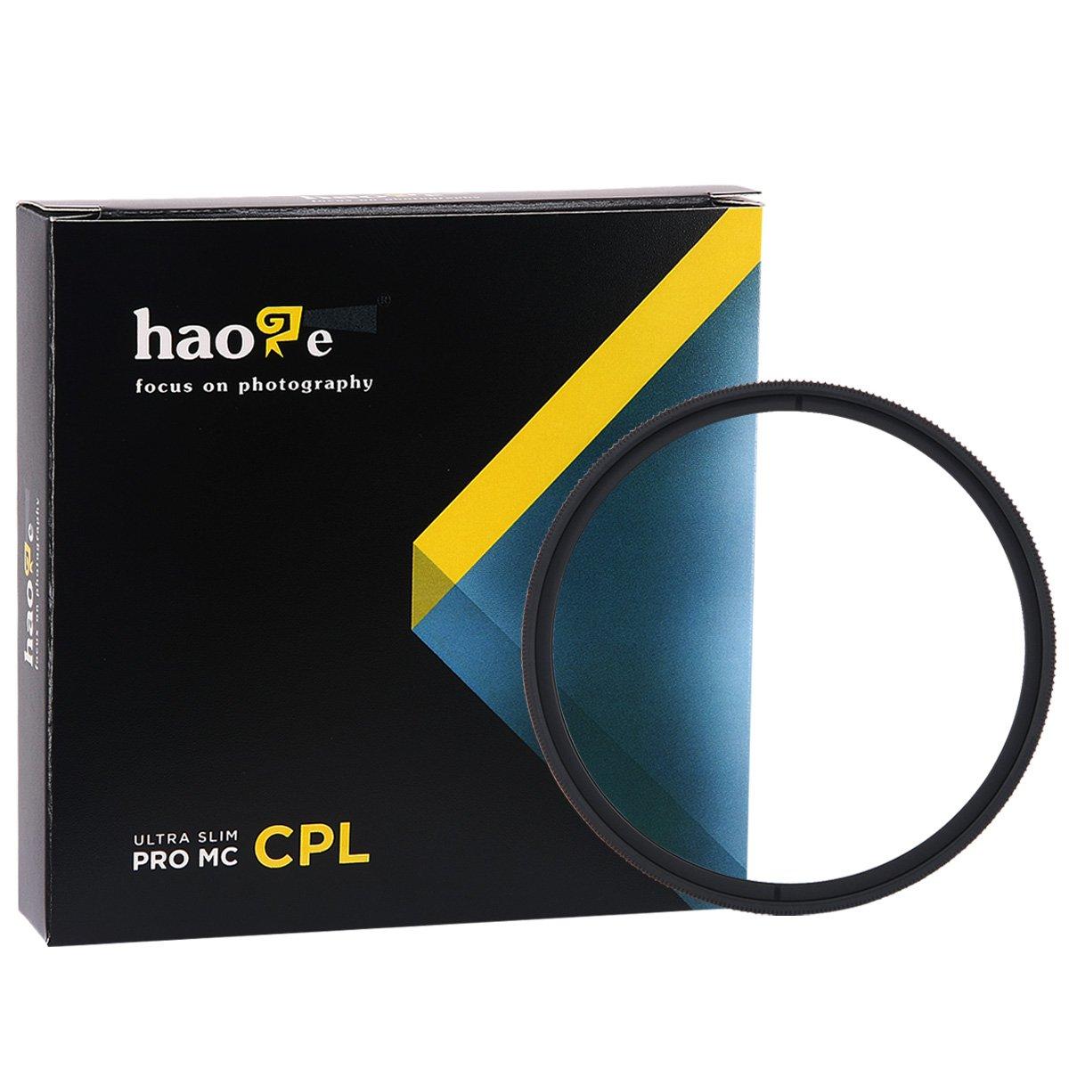 

Haoge 55mm MC CPL Circular Polarizer Polarizing Lens Filter for and Tamron Digital Camera DSLR Lenses Multi-Coated Canon, Nikon, Sony, Minolta,