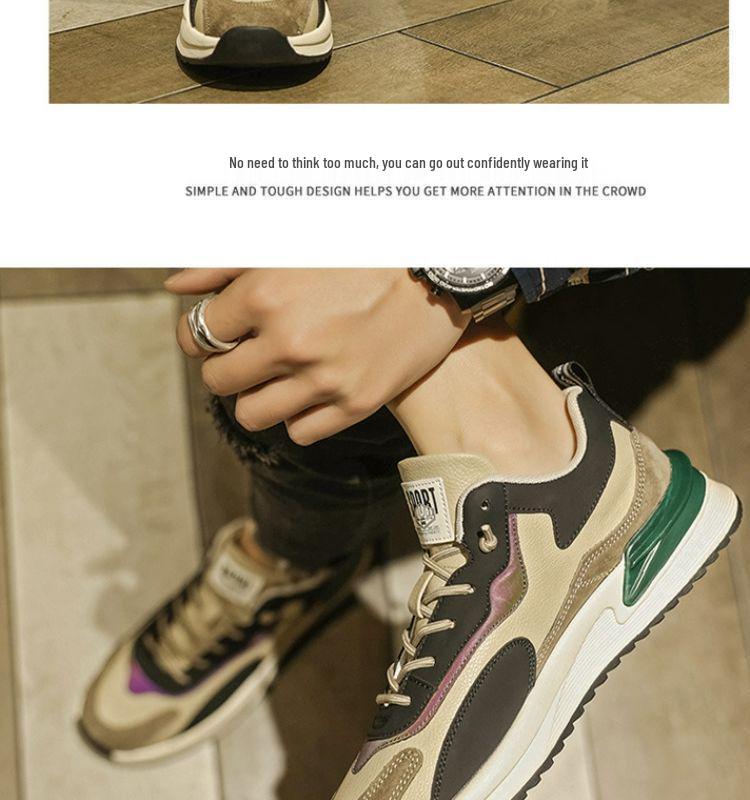 Men's Retro Casual Running Shoes - Spring 2024 Collection - Versatile Dad Style