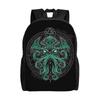 Eye Of Cthulhu Occult Dark Art Backpack Men Sporty Fashionable Mochila Large Capacity Laptop Bag Back To School Season