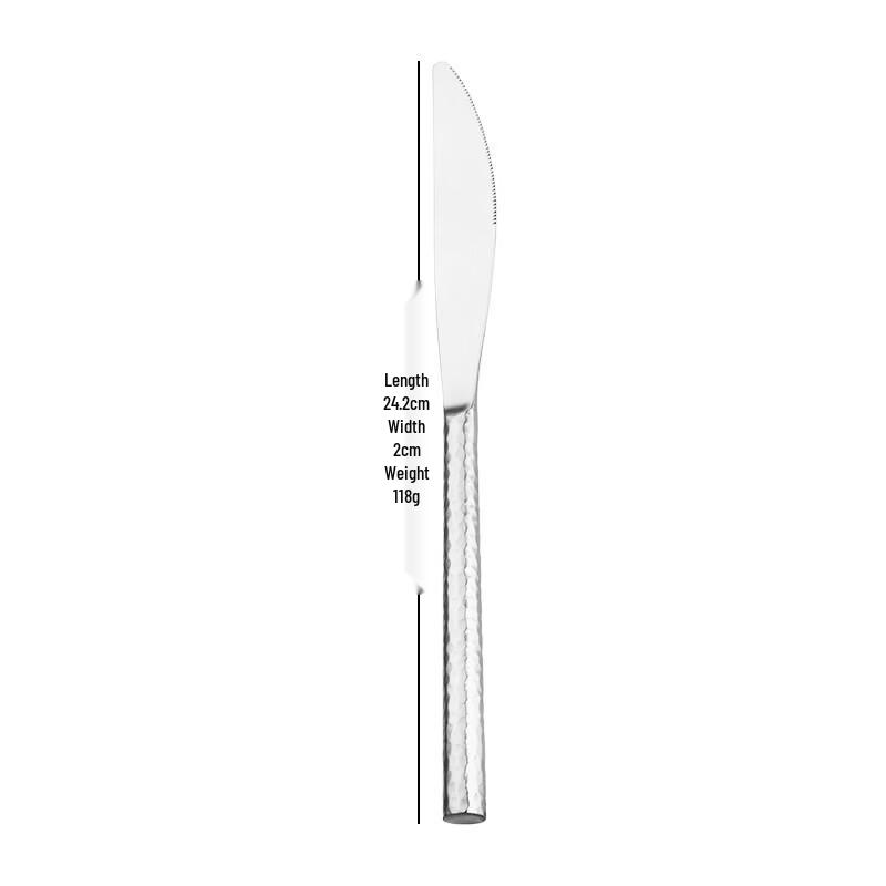 RuHan Stainless Steel Hammered Western Cutlery